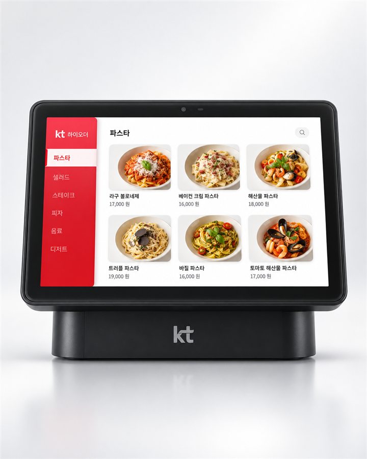 KT 하이오더 테이블오더 단말